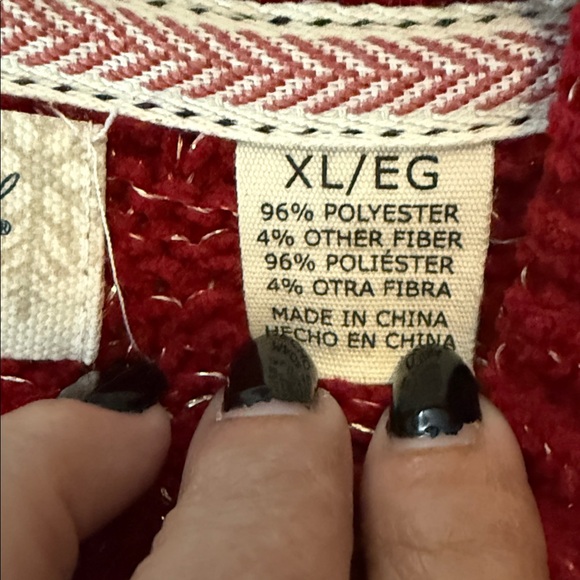 Weatherproof Vintage sweater knit crewneck long sleeve cozy fall winter - XL - Picture 8 of 8